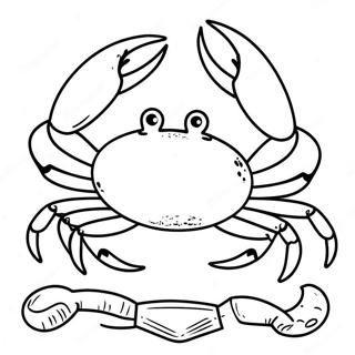 Charming Maryland Crab Coloring Page 67204-53878