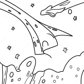 Meteor Coloring Pages