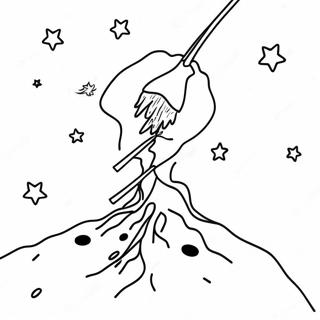 Meteor Shower Coloring Page 67213-53883