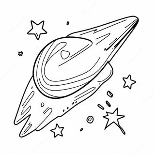 Colorful Meteor Coloring Page 67214-53886