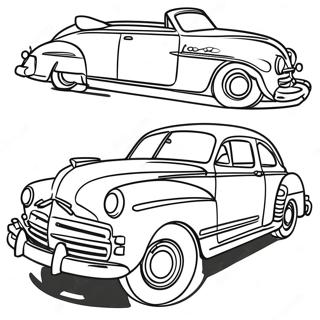 Hudson Hornet Classic Car Coloring Page 67243-53905