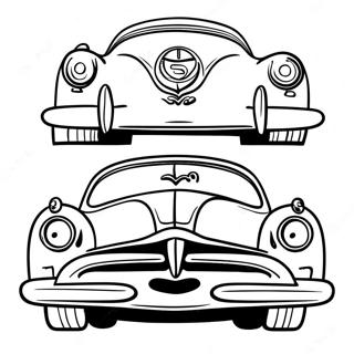 Hudson Hornet Classic Car Coloring Page 67243-53907