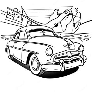 Hudson Hornet Classic Car Coloring Page 67243-53908