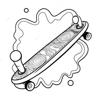 Skateboard Coloring Page 6726-5469