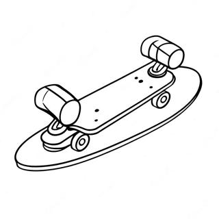 Skateboard Coloring Page 6726-5470