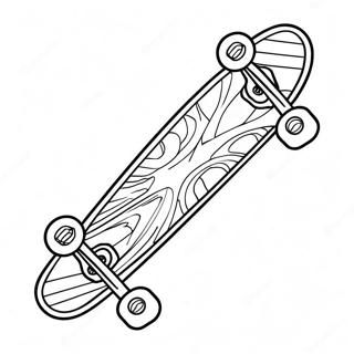 Skateboard Coloring Page 6726-5471