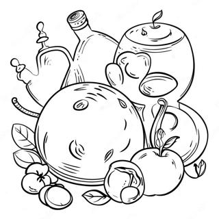 Shana Tova Celebration Coloring Page 67283-53948