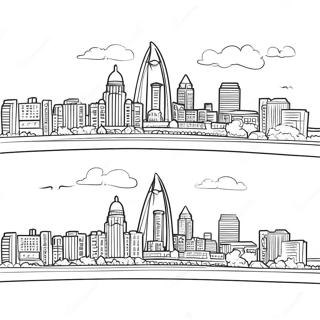 St Louis Skyline Coloring Page 67293-53951