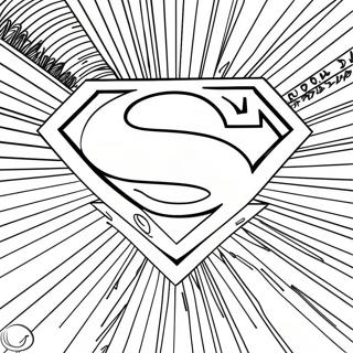 Superman Logos Coloring Pages