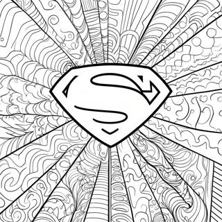 Classic Superman Logo Coloring Page 67304-53959