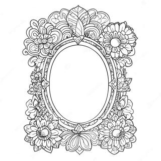 Decorative Mirror Coloring Page 67324-53979