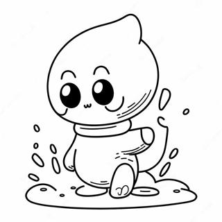 Cute Dust Sans Character Coloring Page 67424-54057