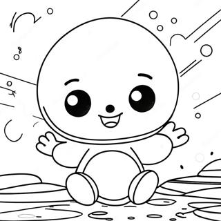 Cute Dust Sans Character Coloring Page 67424-54060