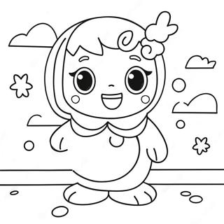 Kawaii Chan Coloring Page 67443-54072