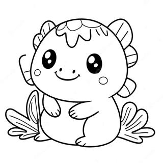 Squishmallow Axolotl Coloring Page 6746-5495