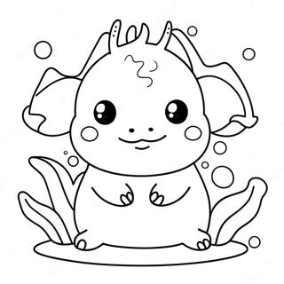 Cute Squishmallow Axolotl Coloring Page 6747-5490