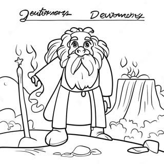 Colorful Deuteronomy Bible Verses Coloring Page 67494-54117