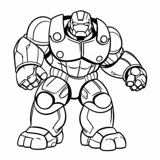 Hulkbuster In Action Coloring Page 67514-54125