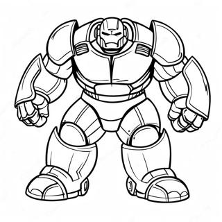 Hulkbuster In Action Coloring Page 67514-54126