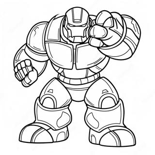 Hulkbuster In Action Coloring Page 67514-54127