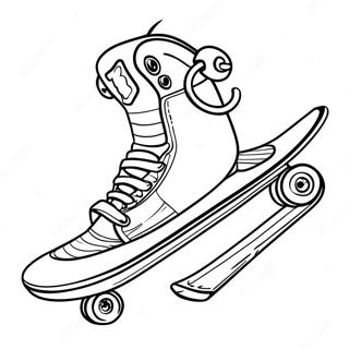 Sk8 The Infinity Coloring Page 67533-54142