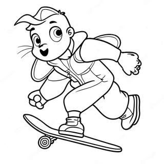 Sk8 The Infinity Coloring Page 67533-54143