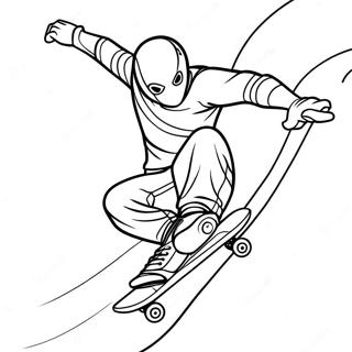 Langa In Action Sk8 The Infinity Coloring Page 67534-54145