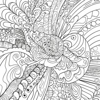 Galaxy Trippy For Adults Coloring Pages