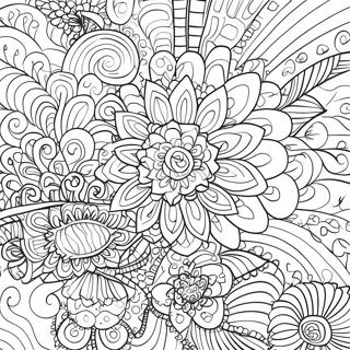 Galaxy Trippy Patterns Coloring Page 6756-5503