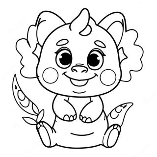 Baby Bop Coloring Pages