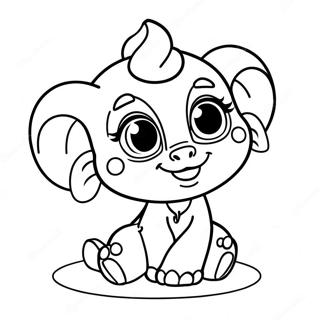 Baby Bop Coloring Page 67583-54180