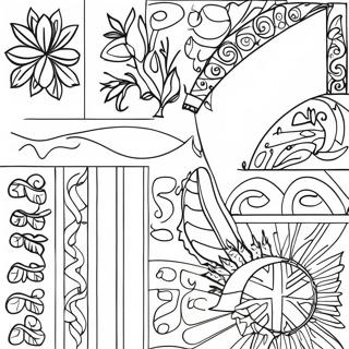 New Zealand Flag Coloring Page 67613-54205