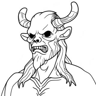 Wendigo Coloring Pages