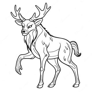 Wendigo Coloring Page 67673-54259