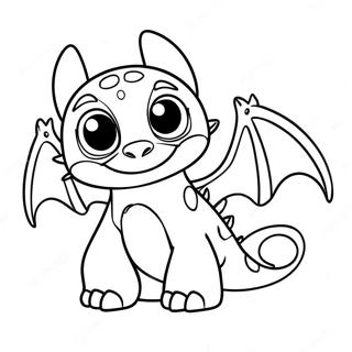 Toothless And Stitch Coloring Page 67683-54264