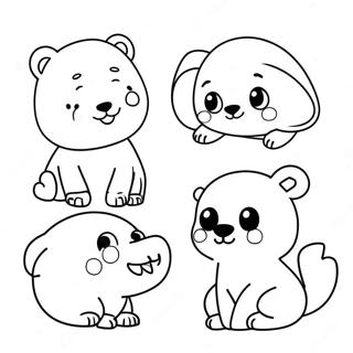 Cute Animals Images Coloring Page 67704-54277