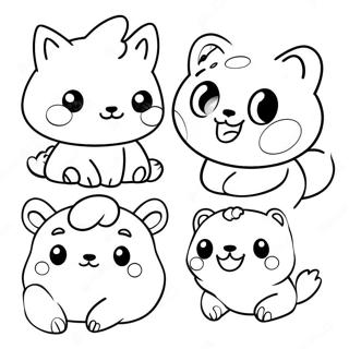 Cute Animals Images Coloring Page 67704-54279