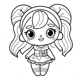 Lol Surprise Glittery Doll Coloring Page 67724-54297