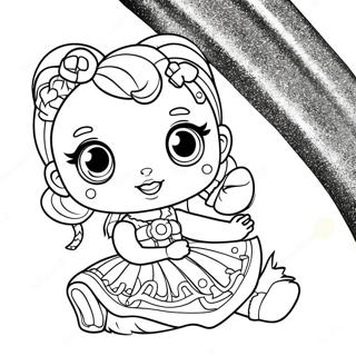 Lol Surprise Glittery Doll Coloring Page 67724-54298