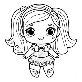 Lol Surprise Glittery Doll Coloring Page 67724-54300