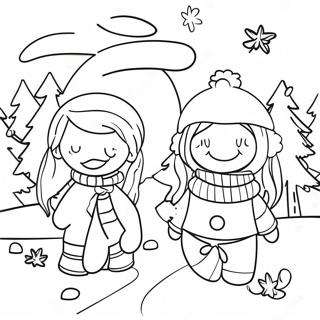 First Day Of Winter Coloring Page 67763-54327