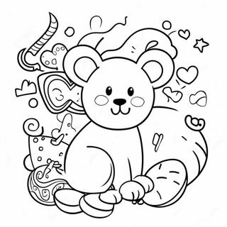 Cut Coloring Page With Fun Shapes 6776-5509