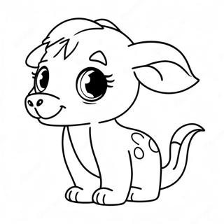 Cute Animal Cut Coloring Page 6777-5519