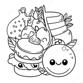 Food Emoji Coloring Page 67803-54354