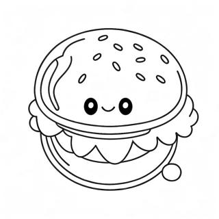 Cute Food Emoji Coloring Page 67804-54359