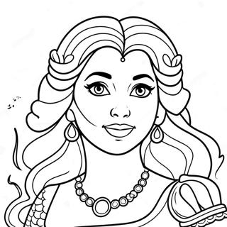 Esmeralda Coloring Pages