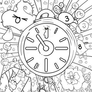 Countdown Coloring Pages