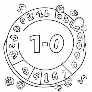 Fun Countdown Numbers Coloring Page 67864-54406