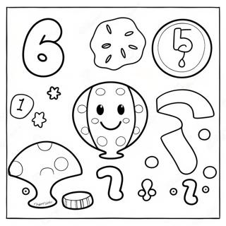 Fun Countdown Numbers Coloring Page 67864-54408