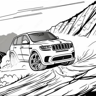 Trackhawk In Action Coloring Page 67874-54419